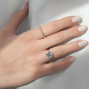  The Halo Twig Round Lab Diamond Ring 18k White Gold 003