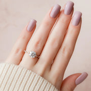  The Hidden Halo Penelope Cushion Lab Diamond Ring 14k Rose Gold 003