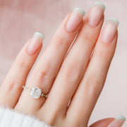  The Hidden Halo Penelope Cushion Lab Diamond Ring 14k Yellow Gold 003