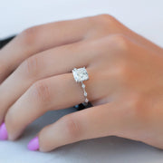  The Hidden Halo Penelope Cushion Lab Diamond Ring 18k White Gold 003
