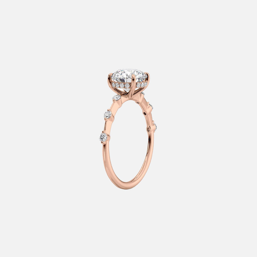  The Hidden Halo Penelope Marquise Moissanite Ring 14k Rose Gold 002