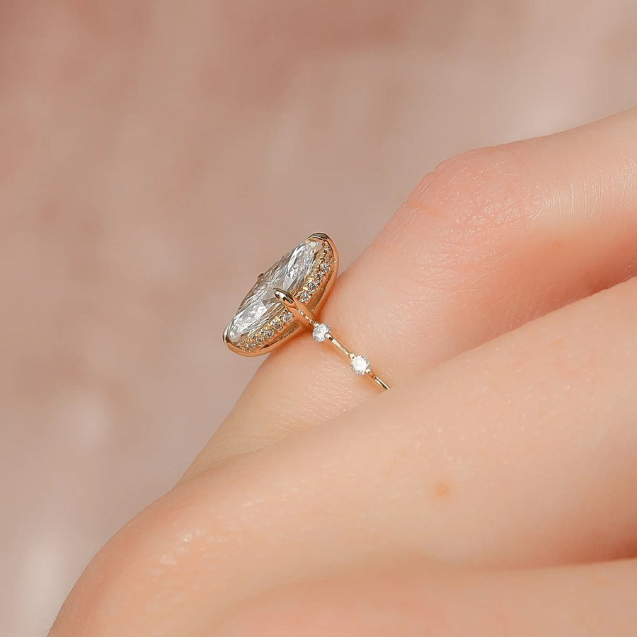  The Hidden Halo Penelope Marquise Moissanite Ring 14k Yellow Gold 003