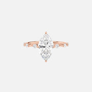  The Hidden Halo Penelope Marquise Moissanite Ring 18k Rose Gold 001