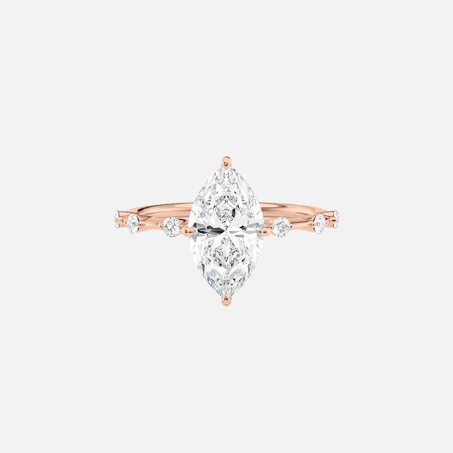  The Hidden Halo Penelope Marquise Moissanite Ring 18k Rose Gold 001