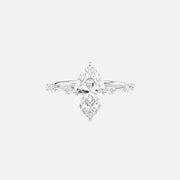  The Hidden Halo Penelope Marquise Moissanite Ring 18k White Gold 001