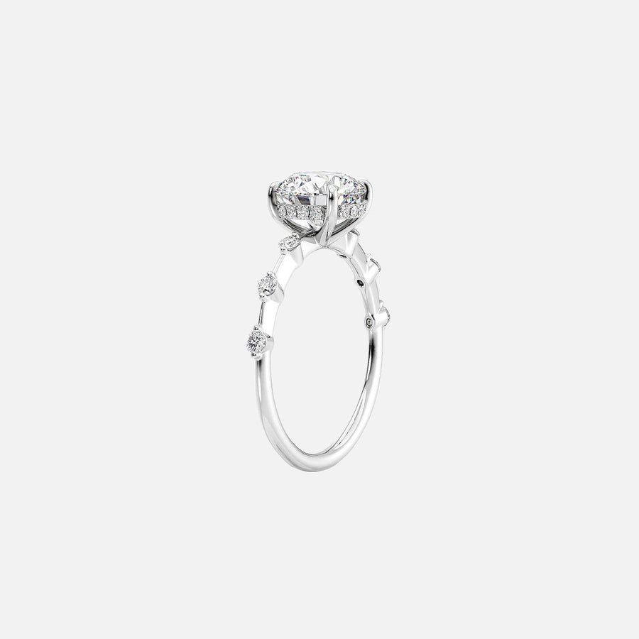  The Hidden Halo Penelope Marquise Moissanite Ring 18k White Gold 002
