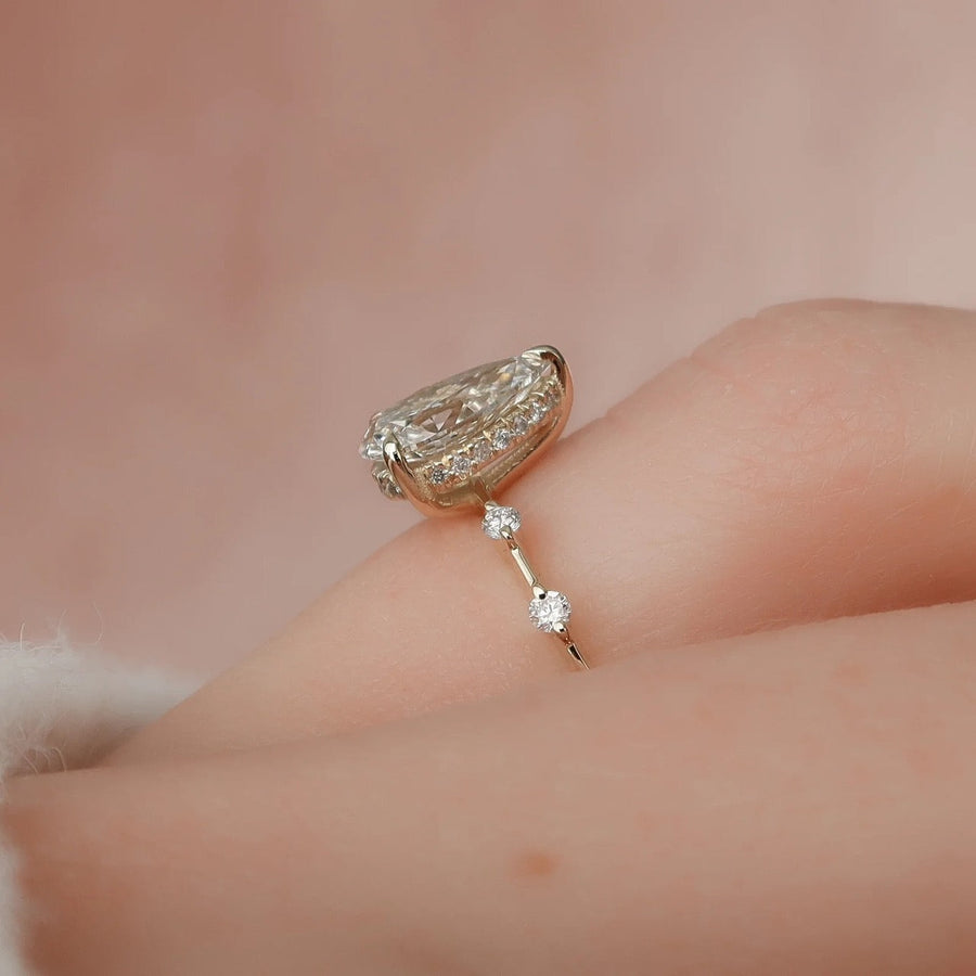  The Hidden Halo Penelope Pear Lab Diamond Ring 14k Yellow Gold 004 Final