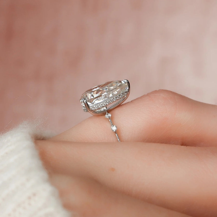  The Hidden Halo Penelope Pear Lab Diamond Ring 18k White Gold 004 Final