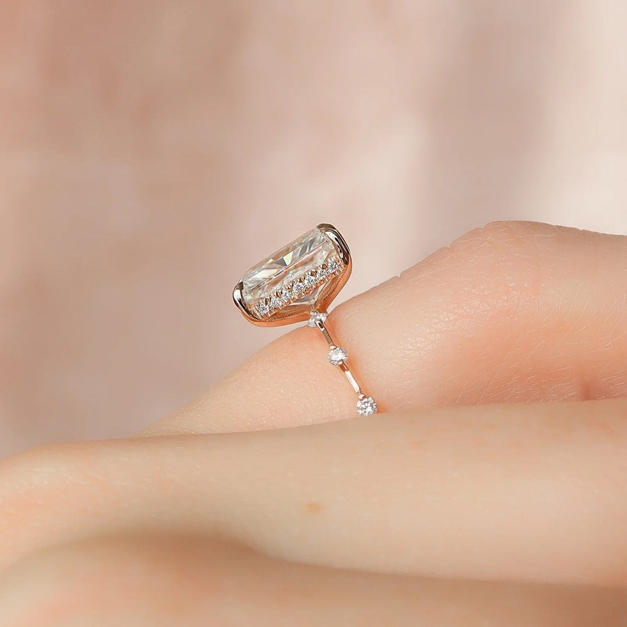  The Hidden Halo Penelope Radiant Moissanite Ring 14k Rose Gold 004 Final
