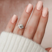  The Hidden Halo Penelope Round Lab Diamond Ring 18k Rose Gold 003