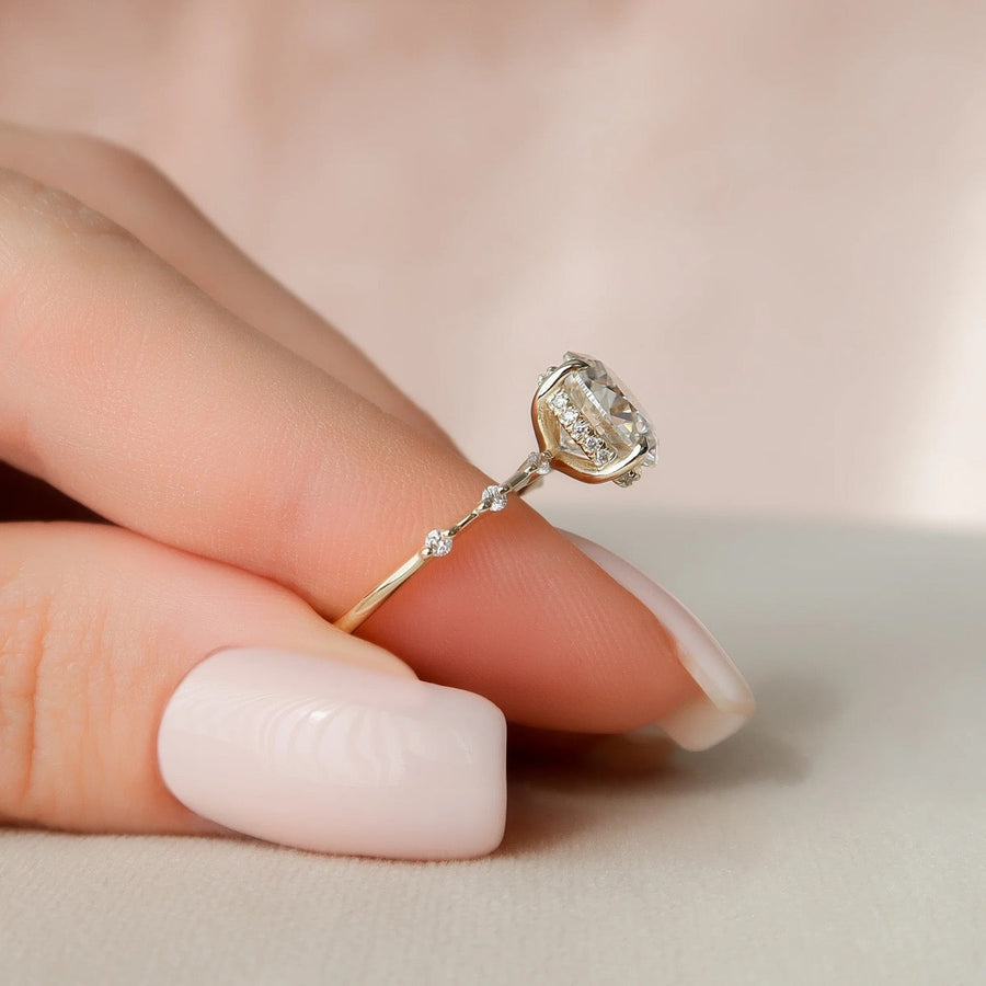  The Hidden Halo Penelope Round Moissanite Ring 14k Yellow Gold 004 Final