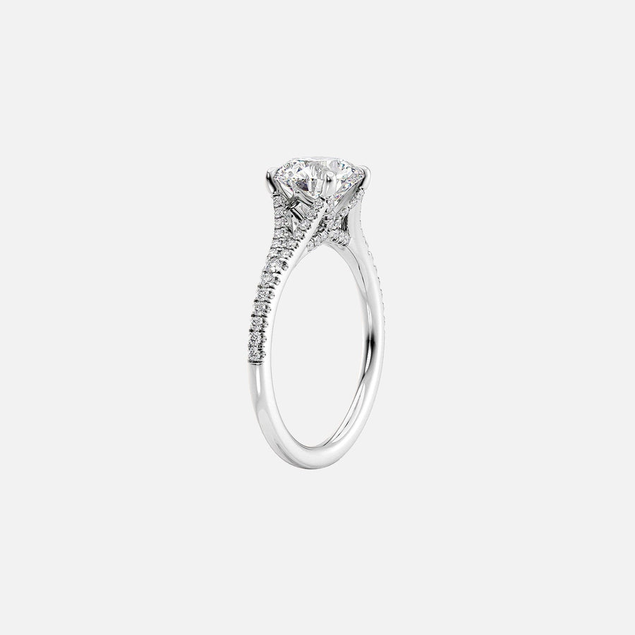 The Jade Marquise Moissanite Ring 14k White Gold 002