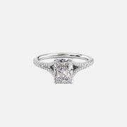  The Jade Radiant Lab Diamond Ring 14k White Gold 001