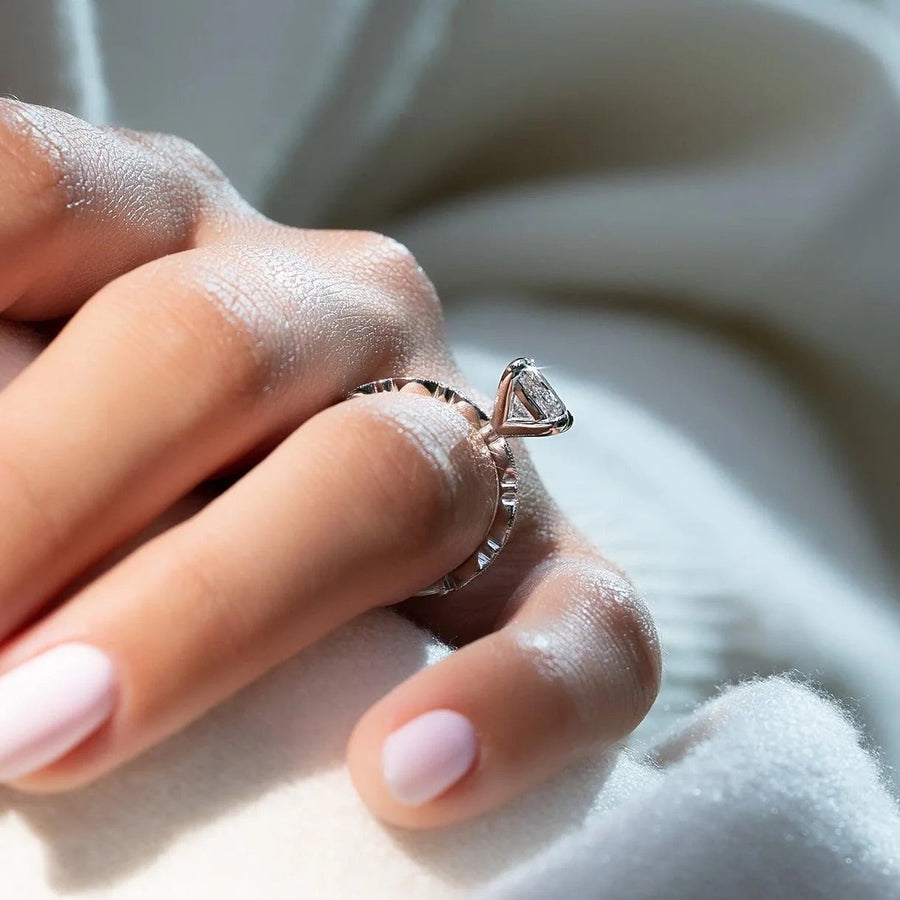  The Jasmine Princess Moissanite Ring 14k White Gold 005 Final