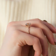  The Jasmine Radiant Lab Diamond Ring 14k Rose Gold 004 Final
