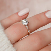  The Jasmine Round Lab Diamond Ring 14k Rose Gold 004 Final