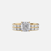  The Jennifer Cushion Lab Diamond Ring 14k Yellow Gold 003