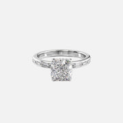  The Jennifer Cushion Lab Diamond Ring 18k White Gold 001