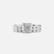  The Jennifer Cushion Lab Diamond Ring 18k White Gold 003