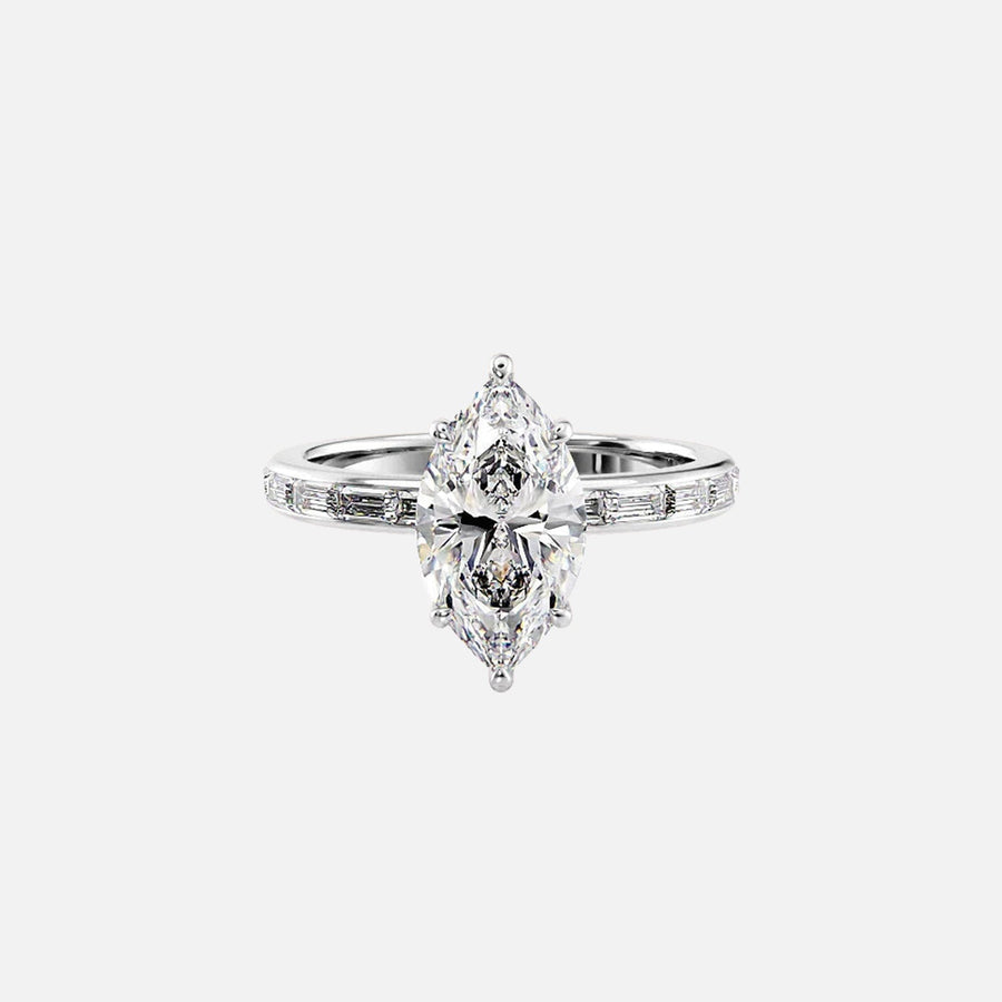  The Jennifer Marquise Lab Diamond Ring 14k White Gold 001