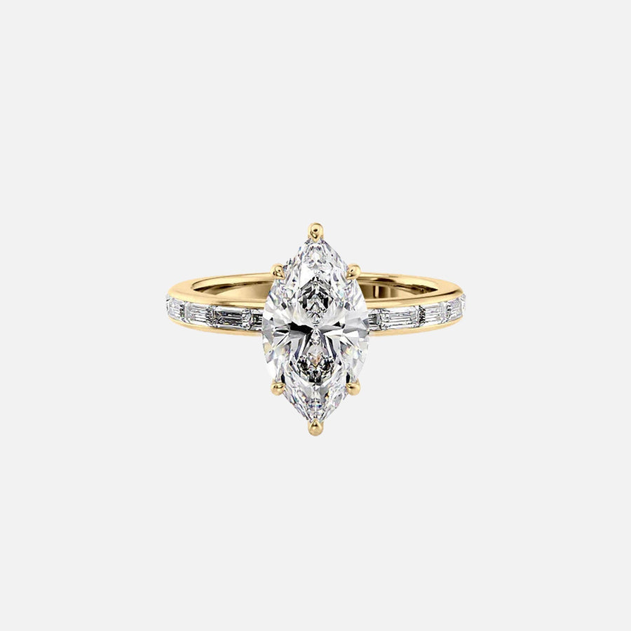The Jennifer Marquise Lab Diamond Ring 14k Yellow Gold 001