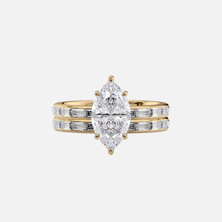  The Jennifer Marquise Lab Diamond Ring 14k Yellow Gold 003