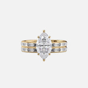  The Jennifer Marquise Lab Diamond Ring 18k Yellow Gold 003