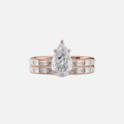  The Jennifer Pear Lab Diamond Ring 14k Rose Gold 003
