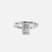  The Jennifer Radiant Moissanite Ring 14k White Gold 001