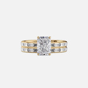  The Jennifer Radiant Moissanite Ring 14k Yellow Gold 003