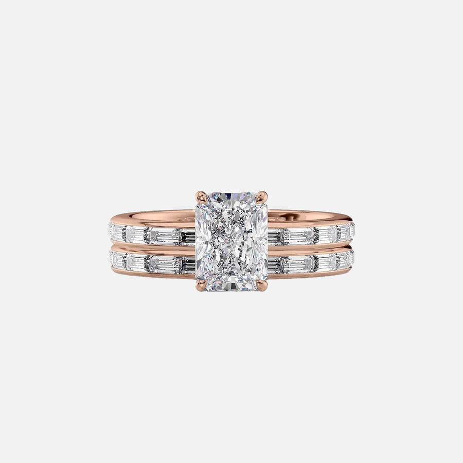 The Jennifer Radiant Moissanite Ring 18k Rose Gold 003
