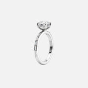  The Jennifer Round Lab Diamond Ring 14k White Gold 002