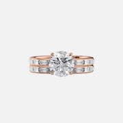  The Jennifer Round Lab Diamond Ring 18k Rose Gold 003