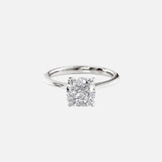  The Katelyn Cushion Lab Diamond Ring 18k White Gold 001