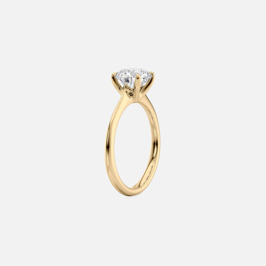  The Katelyn Cushion Lab Diamond Ring 18k Yellow Gold 002