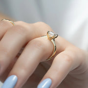  The Katelyn Emerald Lab Diamond Ring 14k Yellow Gold 004 Final