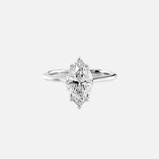  The Katelyn Marquise Lab Diamond Ring 14k White Gold 001