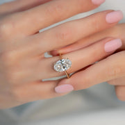  The Katelyn Oval Lab Diamond Ring 14k Yellow Gold 003