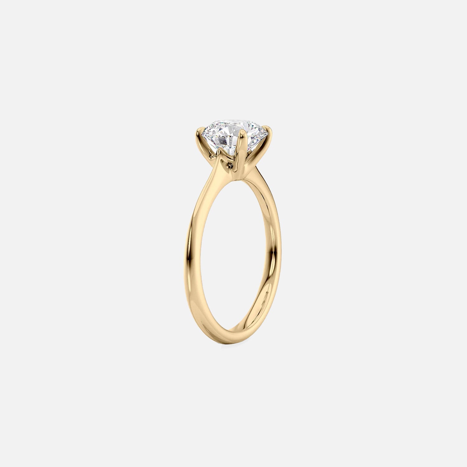  The Katelyn Pear Lab Diamond Ring 14k Yellow Gold 002
