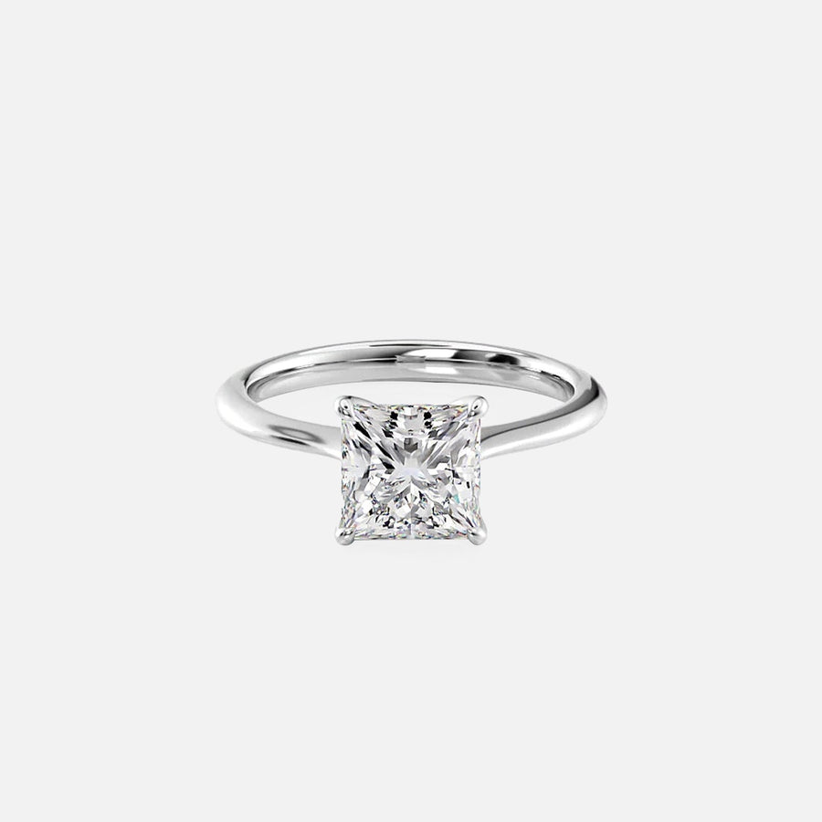  The Katelyn Princess Lab Diamond Ring 14k White Gold 001
