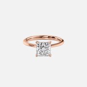  The Katelyn Princess Lab Diamond Ring 18k Rose Gold 001