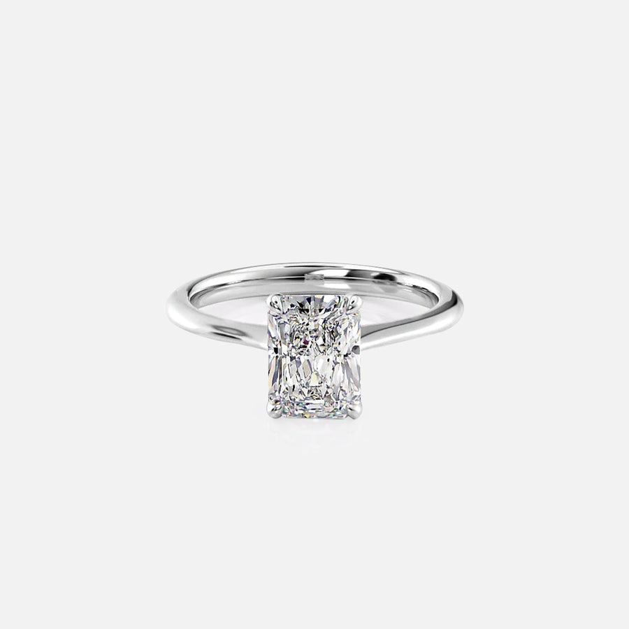  The Katelyn Radiant Lab Diamond Ring 14k White Gold 001