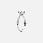  The Kayla Princess Lab Diamond Ring 18k White Gold 002