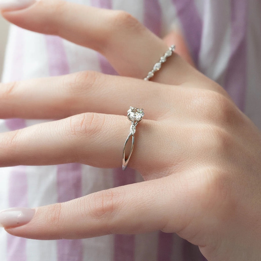  The Kelsey Round Lab Diamond Ring 14k White Gold 004 Final