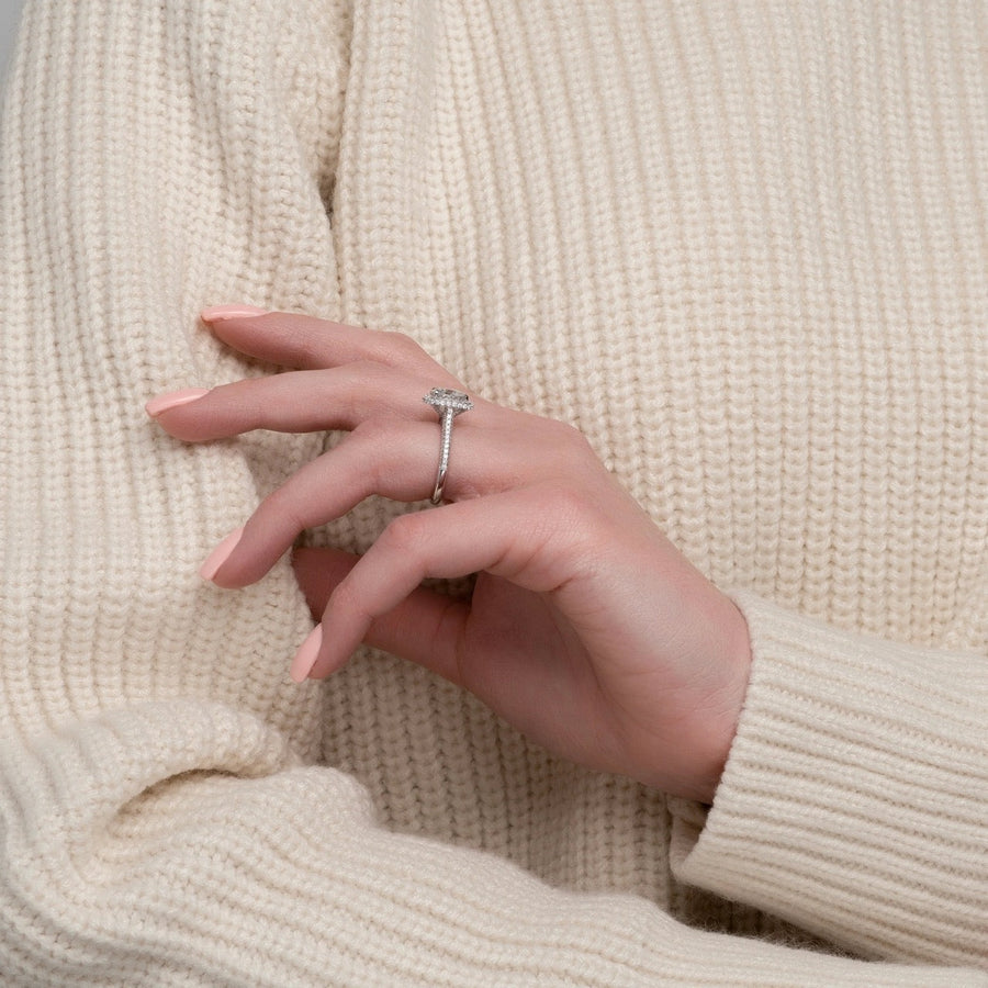  The Kylie Cushion Lab Diamond Ring 14k White Gold 004 Final