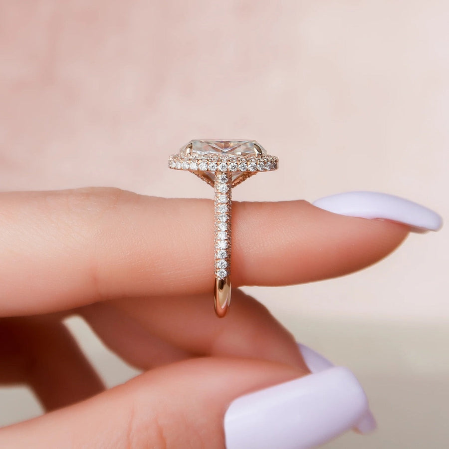  The Kylie Oval Lab Diamond Ring 18k Rose Gold 004 Final