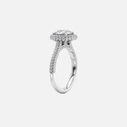  The Kylie Round Lab Diamond Ring 18k White Gold 002