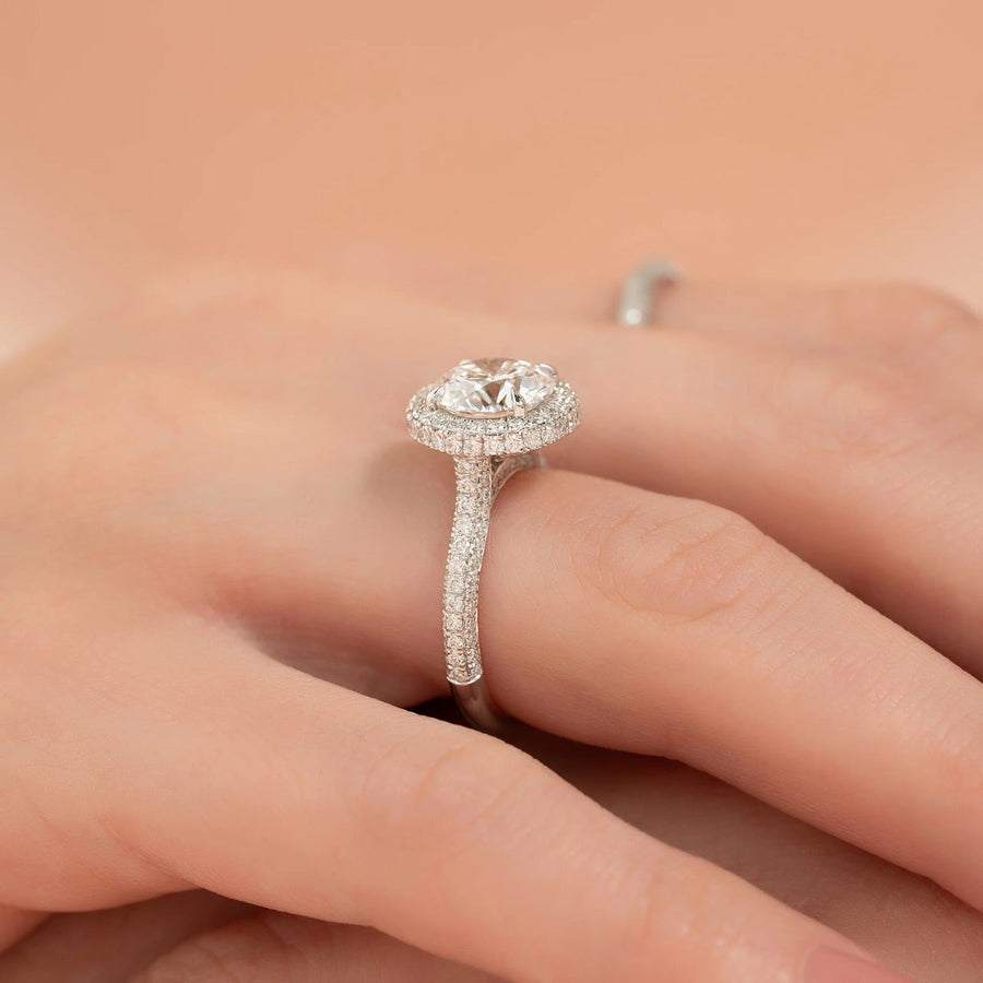  The Kylie Round Lab Diamond Ring 18k White Gold 004 Final