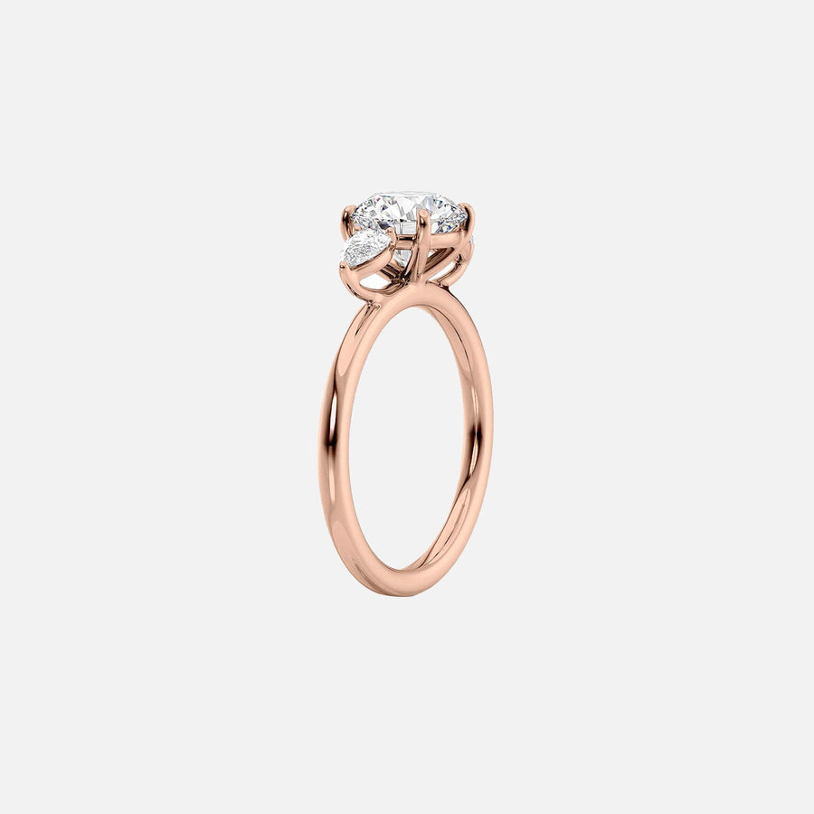  The Lauren Cushion Lab Diamond Ring 18k Rose Gold 002