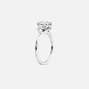  The Lauren Cushion Lab Diamond Ring 18k White Gold 002